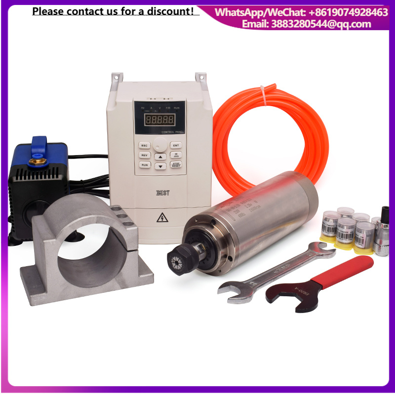 Cheap Price High Speed GDZ Spi - đánh giá và giá 2.2Kw Water Cooled Spindle Kit Vfd